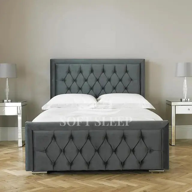 Alexis Chesterfield Bed Frame With Storage Options