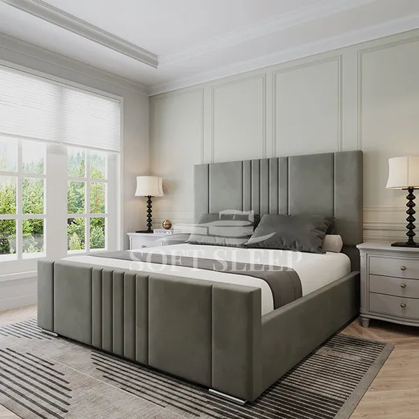 Amari Panel Bed Frame With Storage Options