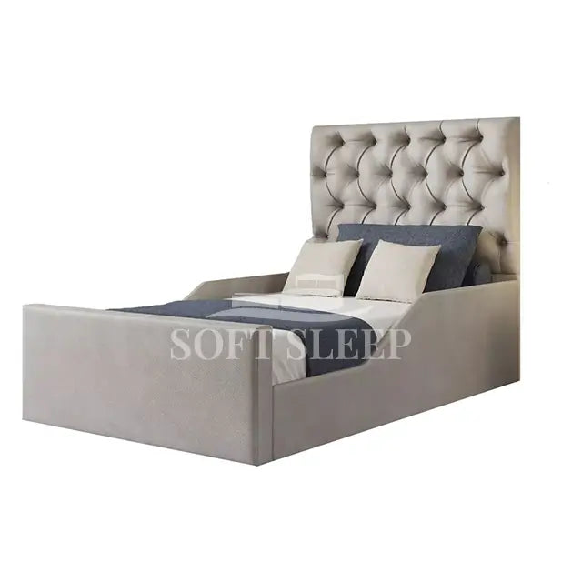 Dalton Kid Chesterfield Bed Frame With Ottoman Storage Options