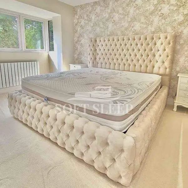 Grace Chesterfield Ambassador Bed Frame With Ottoman Storage Options