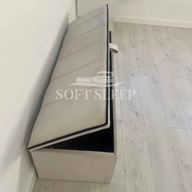 Luxury Arabella Panel Top Ottoman Blanket Box
