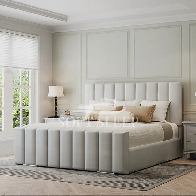 Zoe Full Panel Bed Frame With Storage Option
