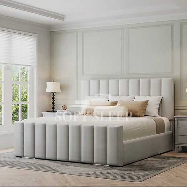 Zoe Full Panel Bed Frame With Storage Option